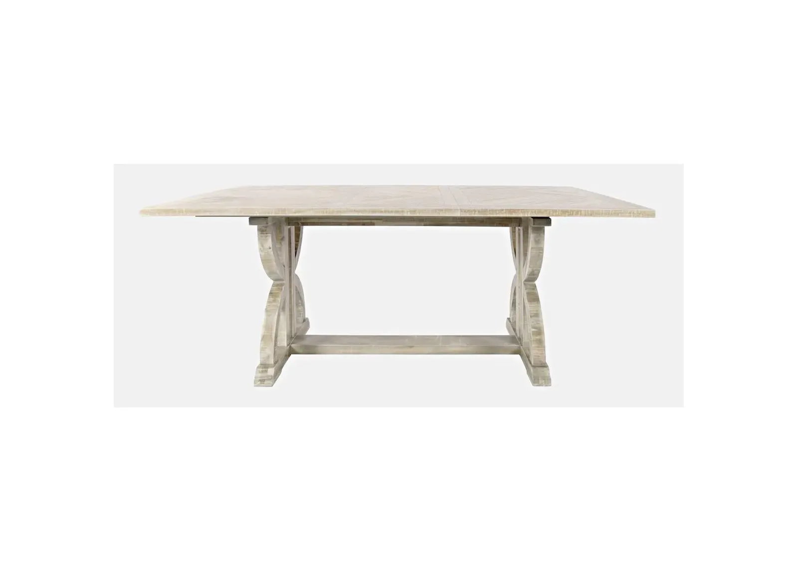 Jofran Herringbone Distressed Acacia Counter Height 78 Dining Table