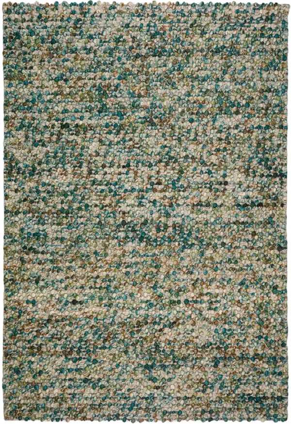 Hanu HU1 Teal 3'6" x 5'6" Rug