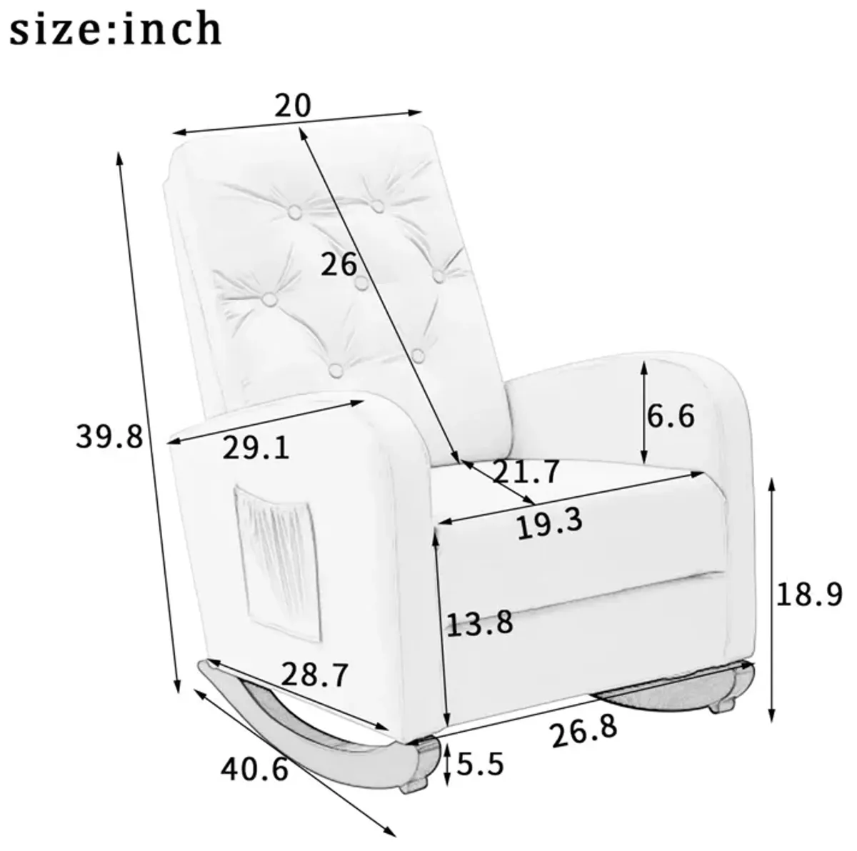 Single sofa reclining chair Japanese chair lazy sofa tatami balcony reclining sofa adjustable chair