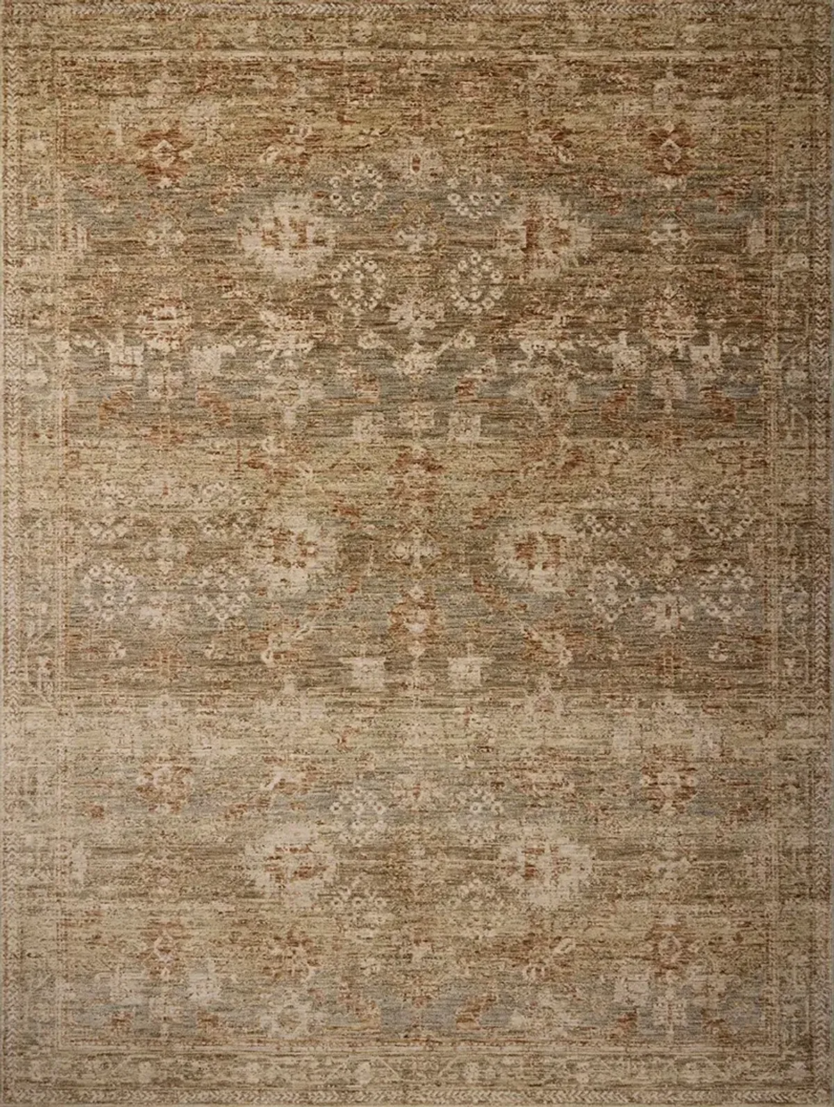 Junie Spice/Multi 5'3"x5'3" Round Rug