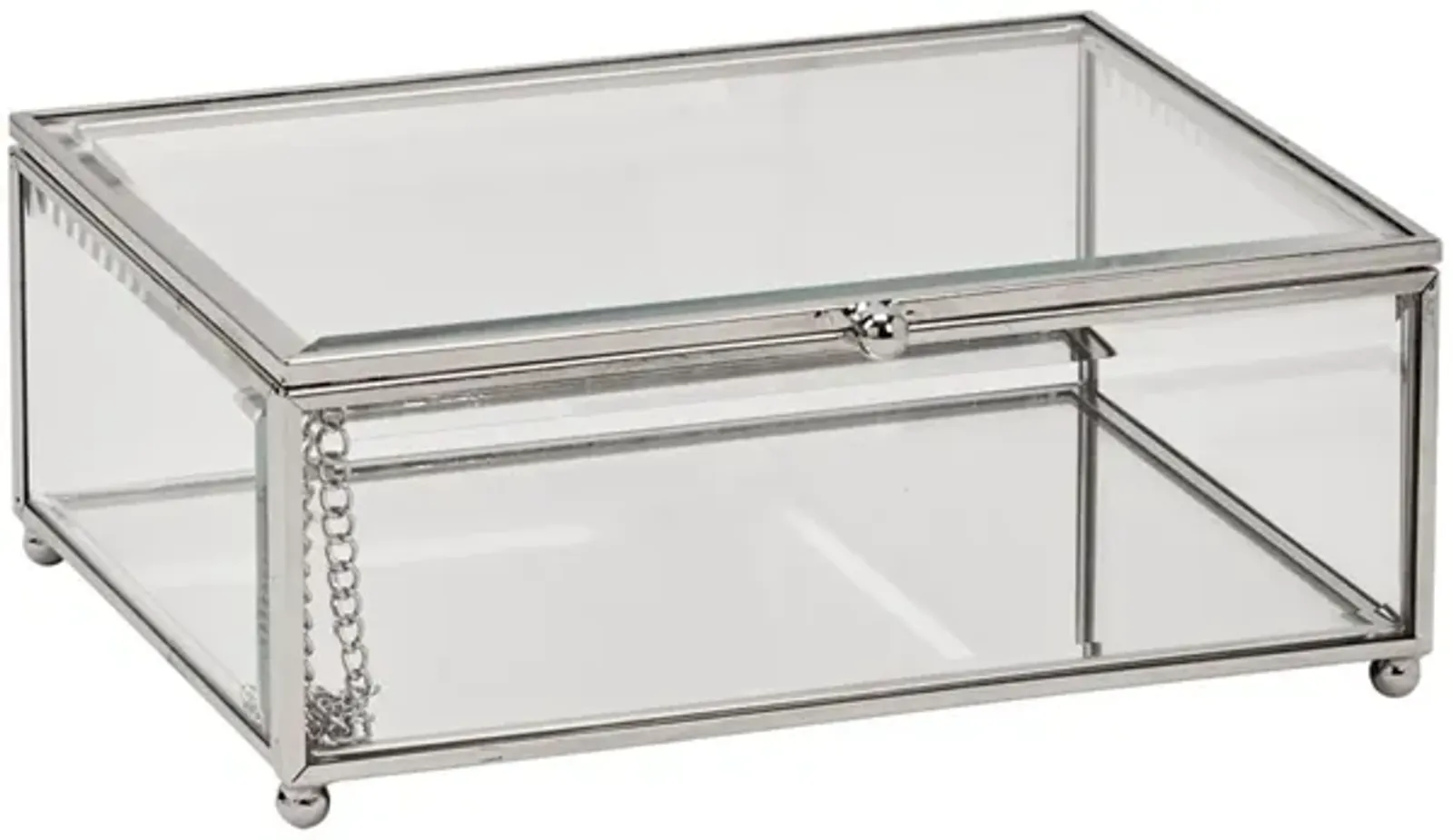 5.5" Claro Hinged Glass Box