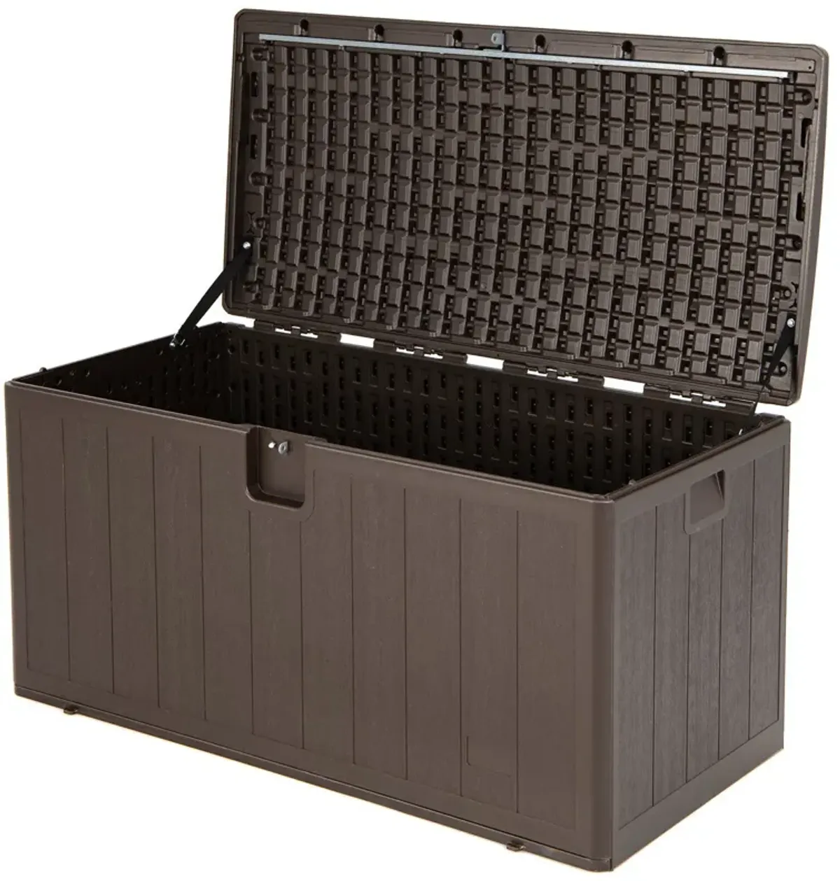 105 Gallon All Weather Large Deck Box Lockable Storage Container