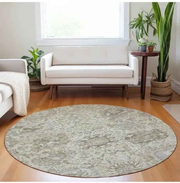Tabrook TB15 Ivory 8' Round Rug