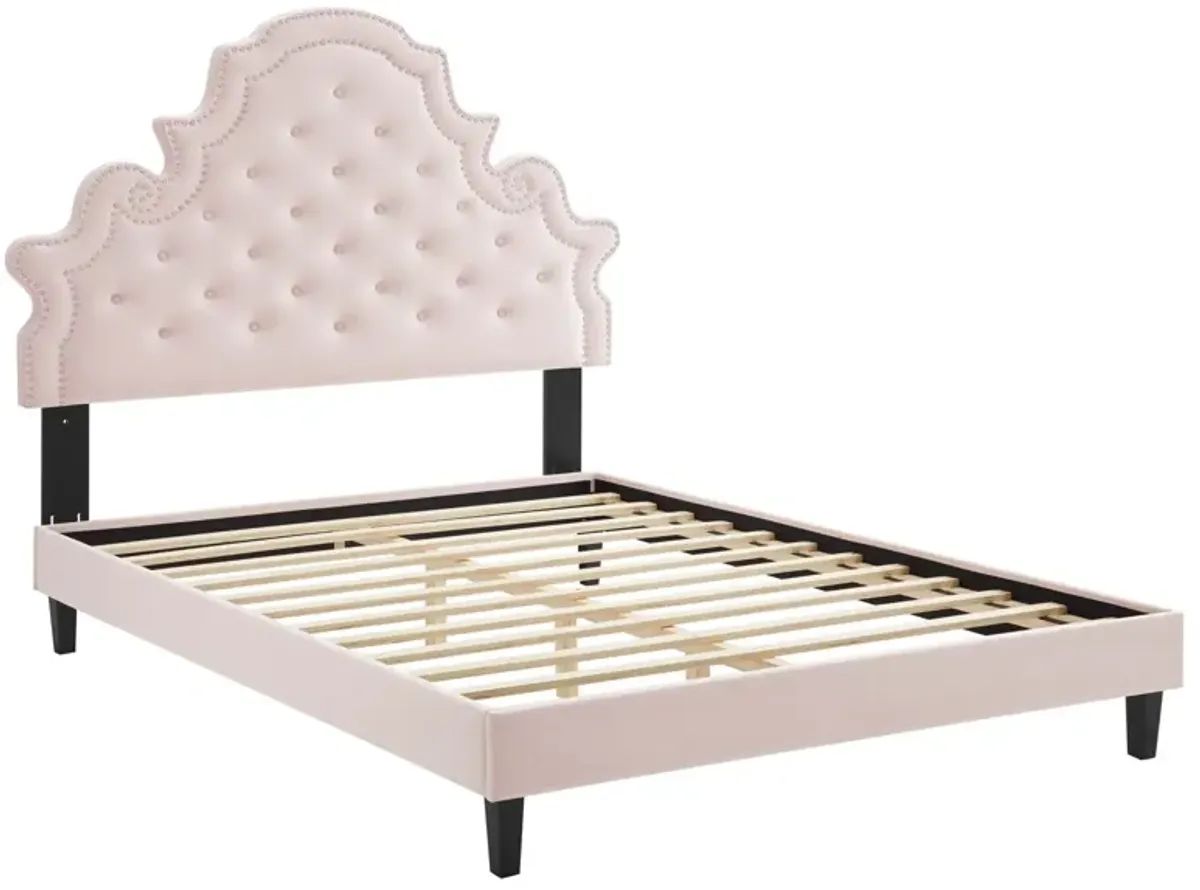 Modway - Gwyneth Tufted Performance Velvet Full Platform Bed