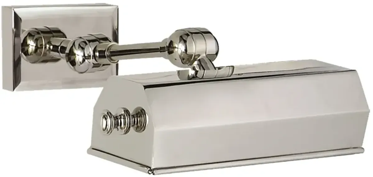 Dorchester 8" Picture Light in Polished Nickel