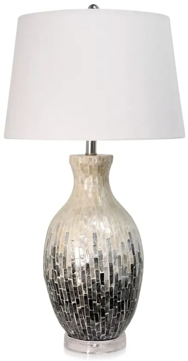 Capiz Shell Ceramic Table Lamp