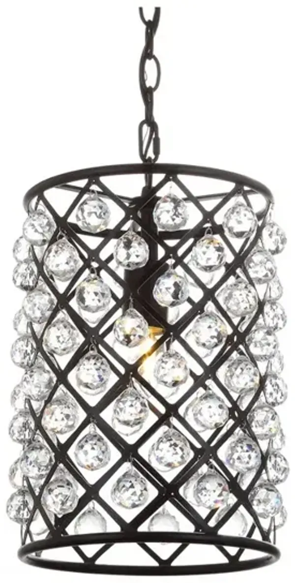Gabrielle Crystal/Metal LED Pendant