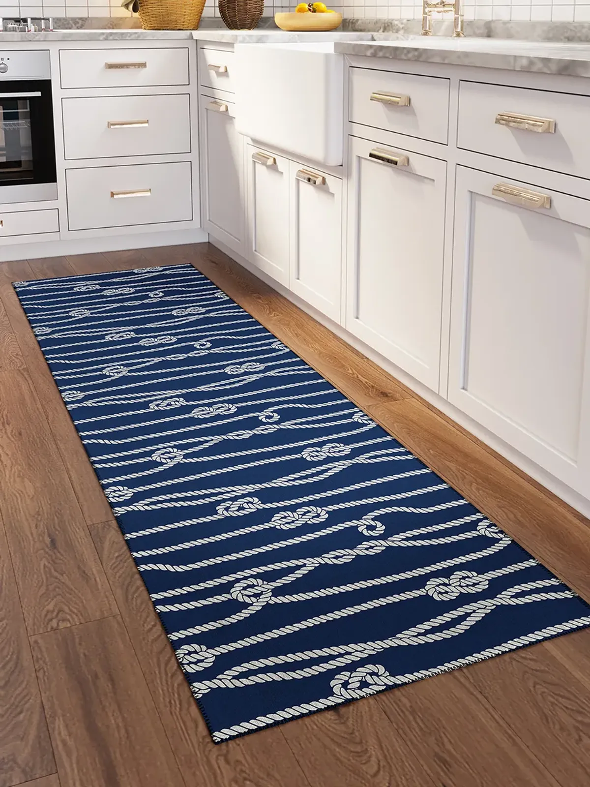 Harbor HA7 Navy 2'3" x 7'6" Rug