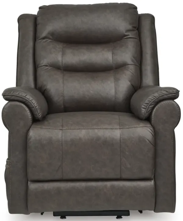 Oatman Umber Power Lift Recliner