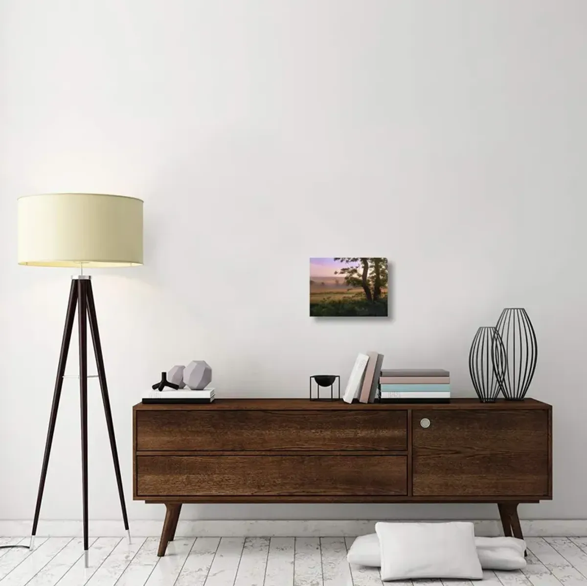 Tallgrass Prairie National Preserve, Kansas-Canvas Art-16x12