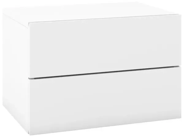 Hivvago Floating Nightstand with Drawers and Storage Shelf