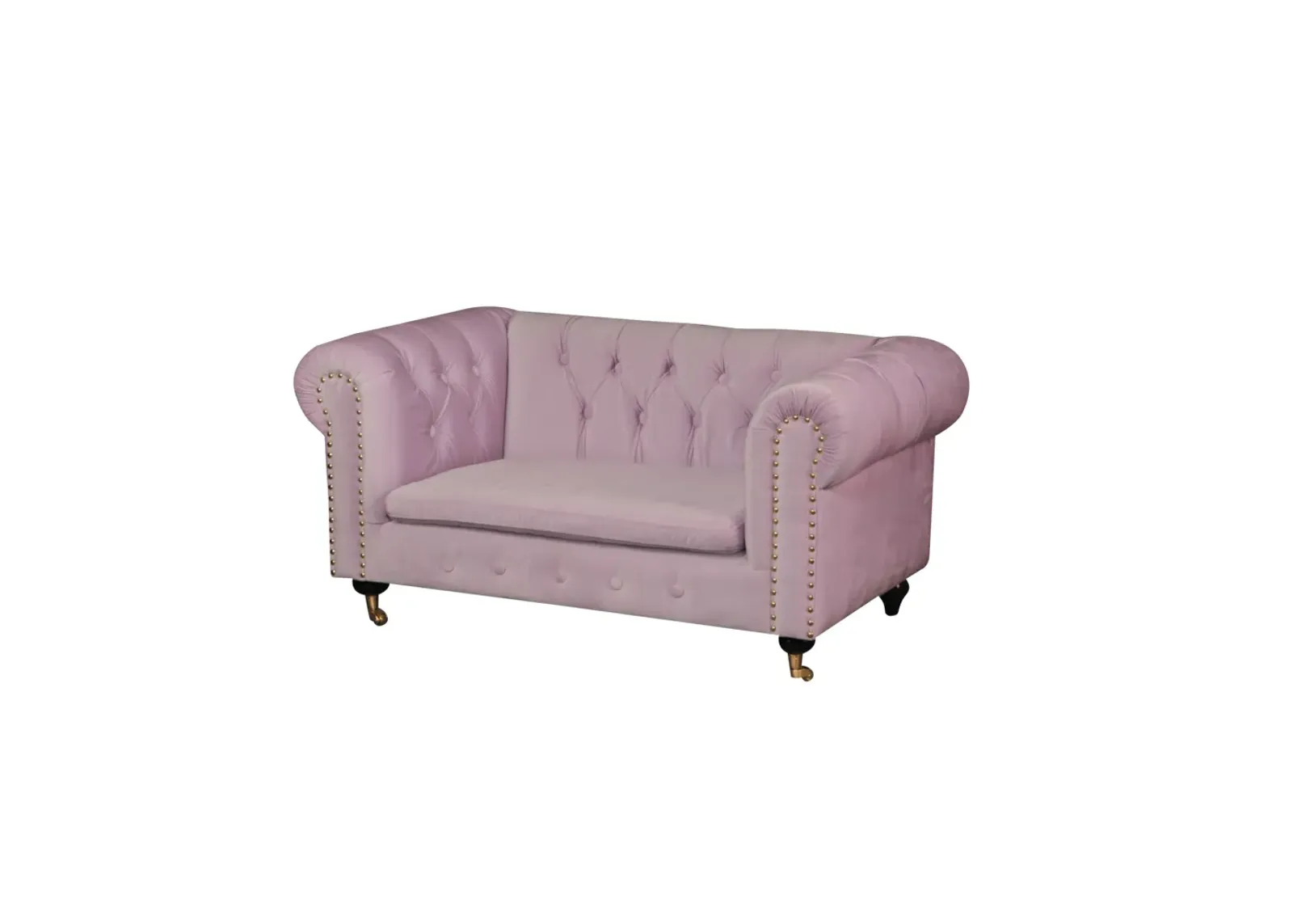 Foy Kids Couch Gold Pink