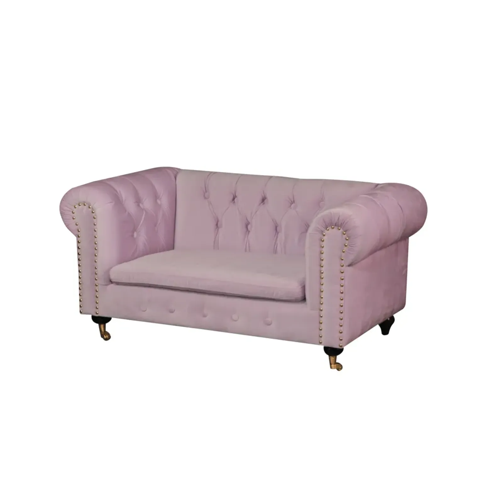 Foy Kids Couch Gold Pink