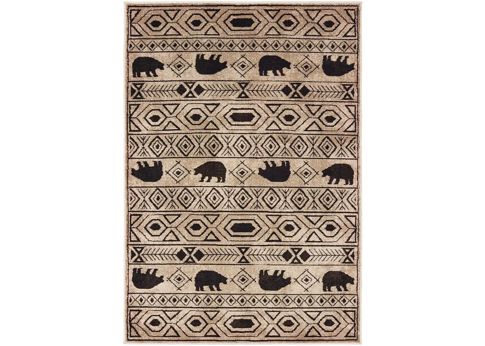 Woodlands 3'10" x 5'5" Ivory Rug