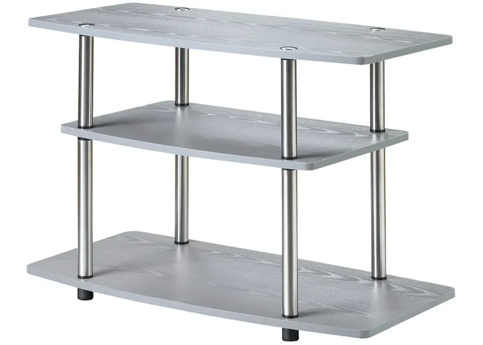 Convenience Concepts Designs2Go No Tools 3 Tier TV Stand