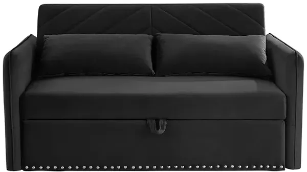 Merax Adjustable Sleeper Sofa with Pull-out Bed