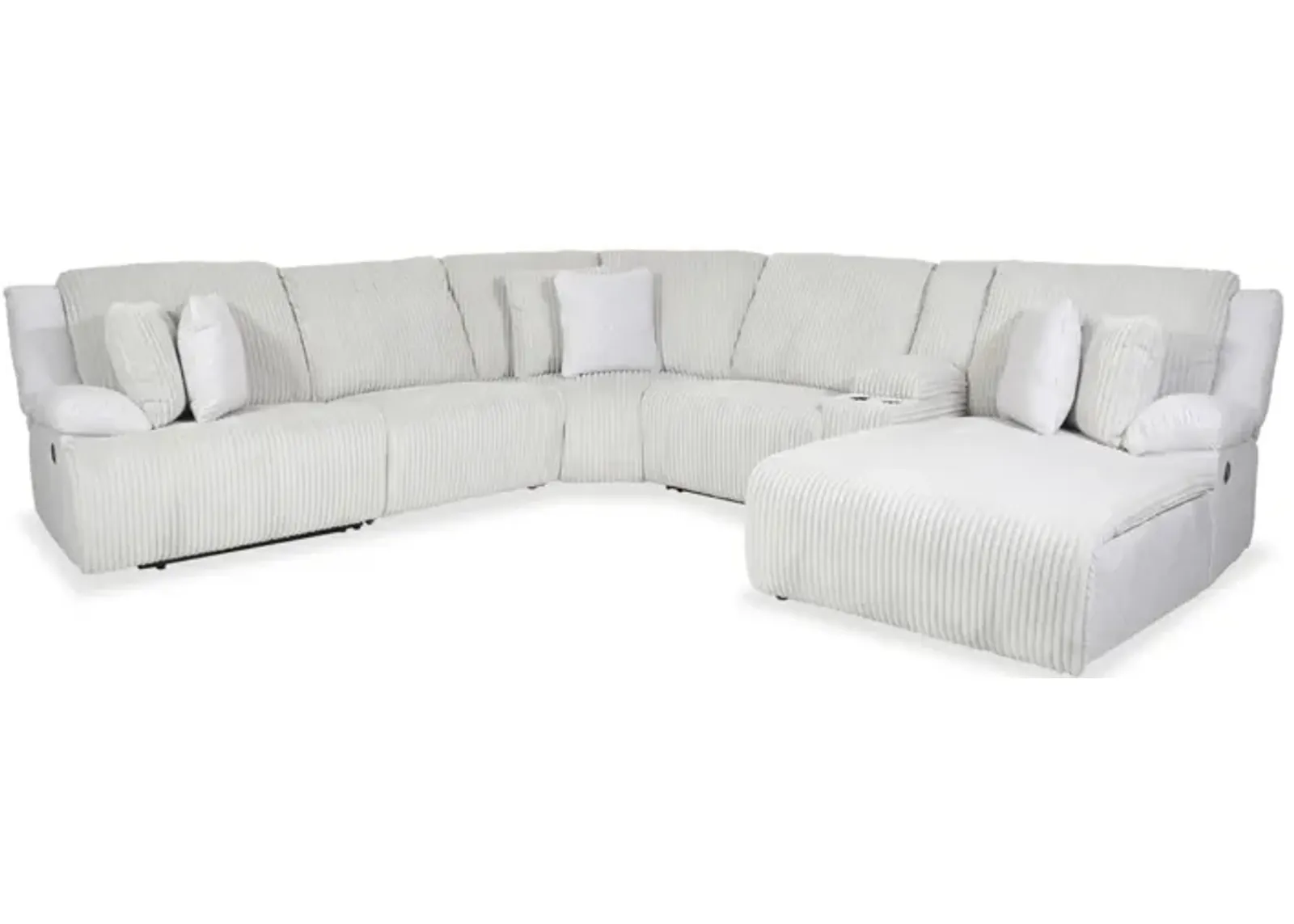 Top Tier 6-Piece Reclining Sectional