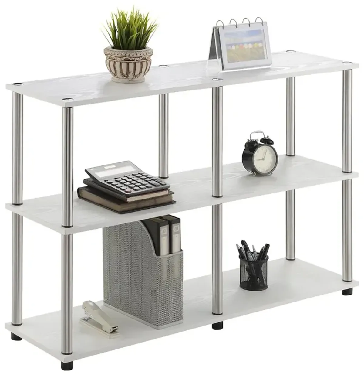 Convenience Concepts Designs2Go No Tools Console Table with Shelves