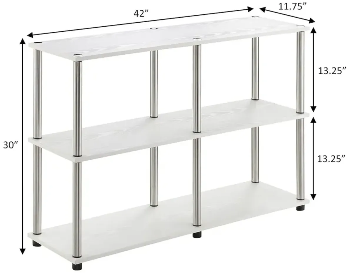 Convenience Concepts Designs2Go No Tools Console Table with Shelves