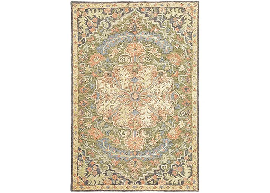 Alfresco 5' x 8' Blue Rug