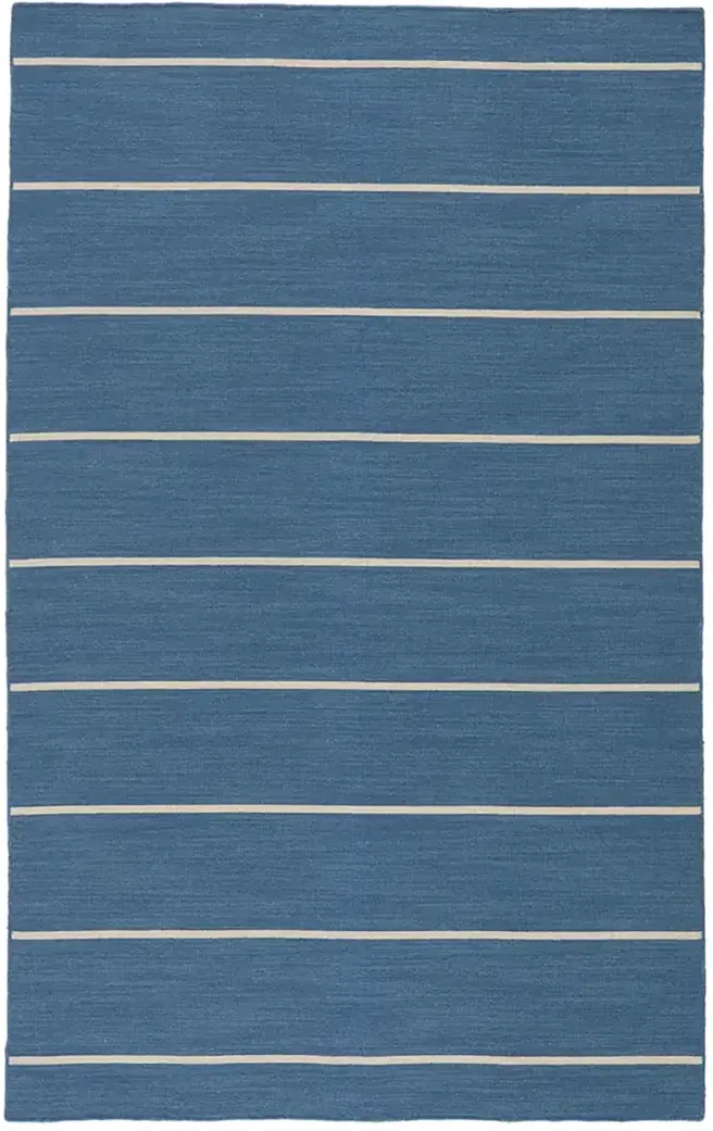 Coastal Shores Cape Cod Blue 2'6" x 8' Runner Rug