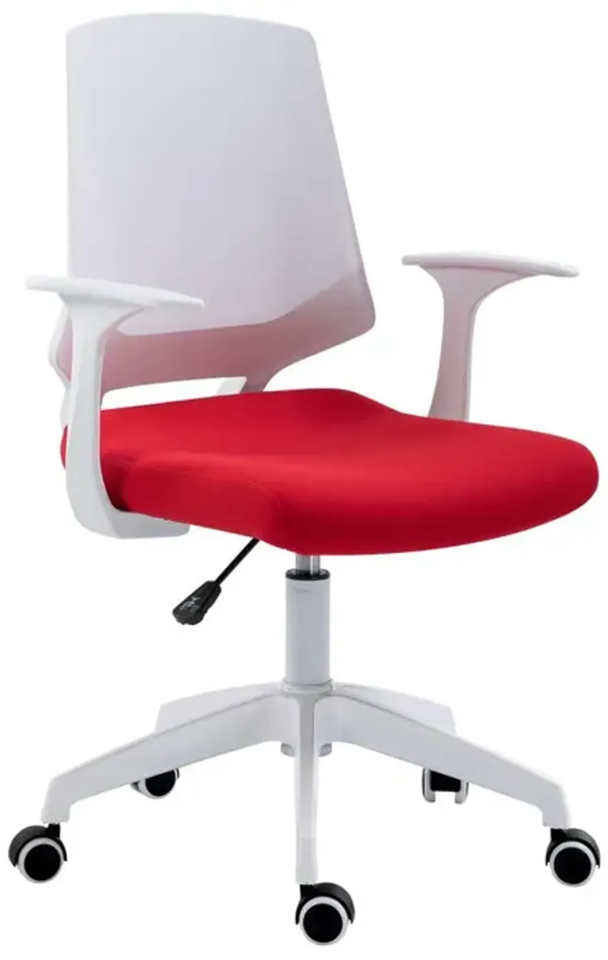 Techni Mobili Height Adjustable Mid Back Office Chair, Red