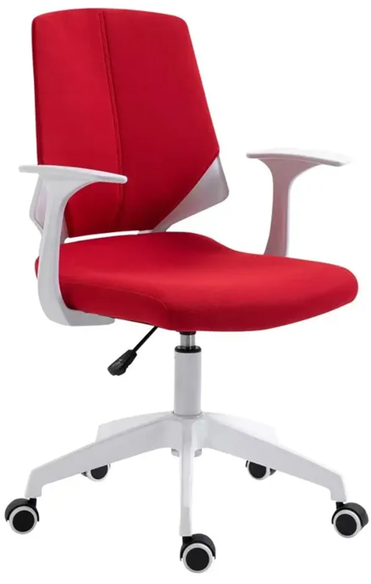 Techni Mobili Height Adjustable Mid Back Office Chair, Red