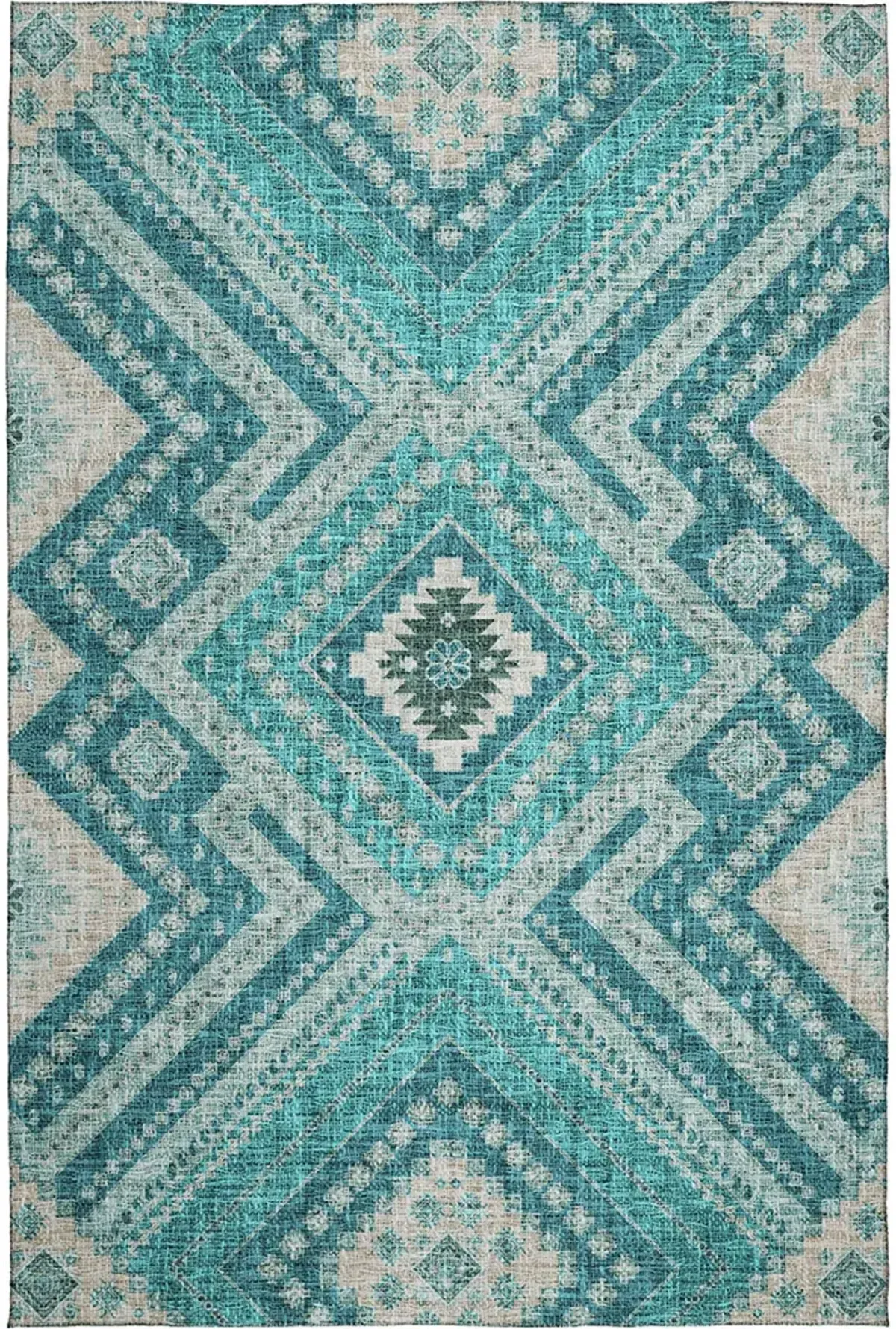 Portico PO5 Teal 8' x 10' Rug