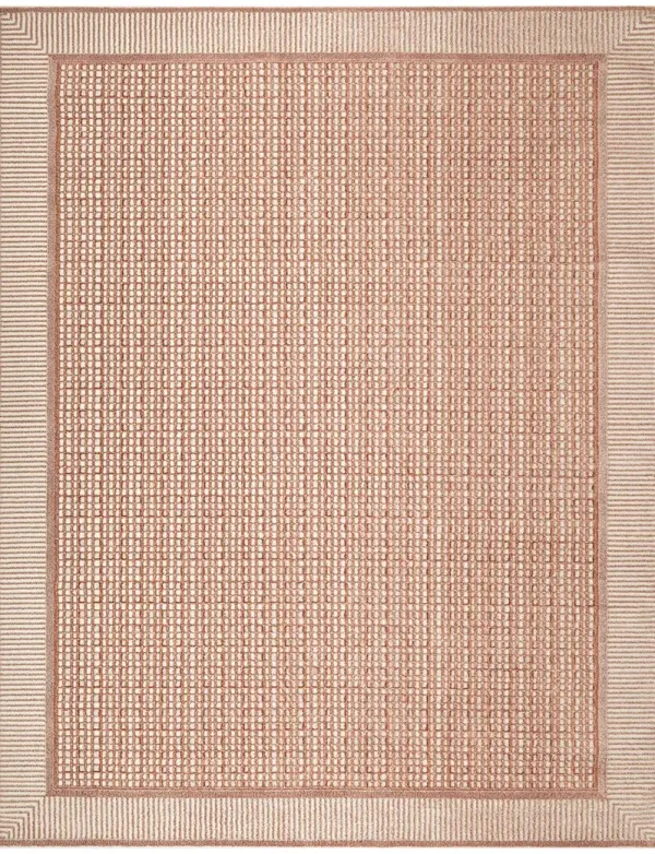 Nordic NRC03 Brick/Ivory 8' x 10' Rug