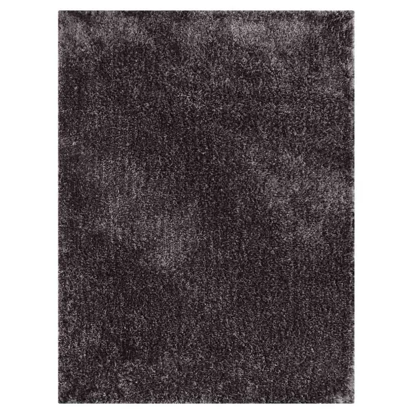 RUGSOTIC CARPETS HAND TUFTED SHAG POLYESTER ECO-FRIENDLY AREA RUGS  - 4'x6', Rectangle, Light Brown, Solid Plain Design, High Pile Thick Handmade Anti Skid Rugs for Living Room, Bed Room K00111