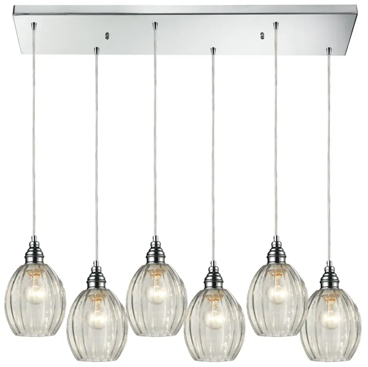 Danica 30" Wide 6-Light Mini Pendant