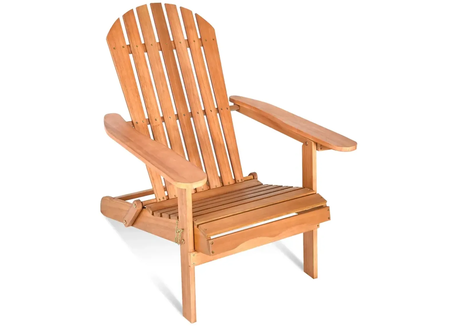 Eucalyptus Chair Foldable Outdoor Wood Lounger Chair