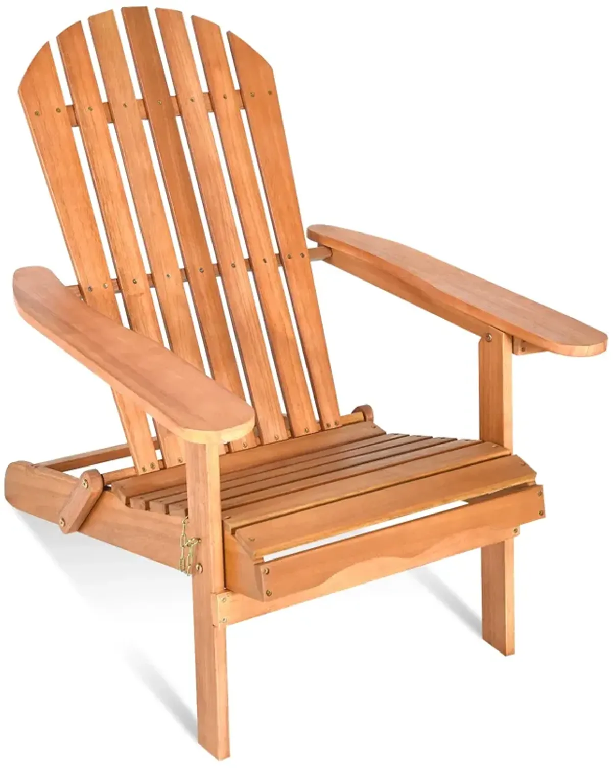 Eucalyptus Chair Foldable Outdoor Wood Lounger Chair