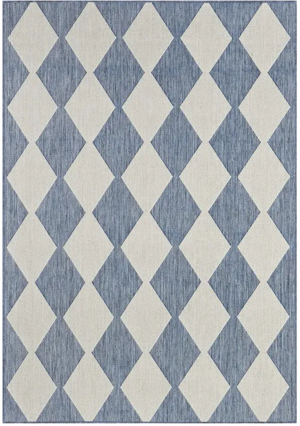 Positano POS04 Navy/Blue 4' x 6' Rug