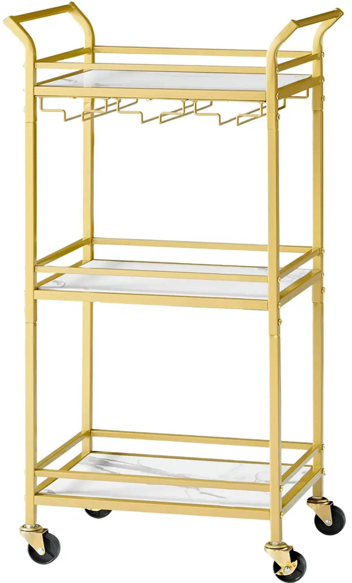 Bar Cart for Stylish and Convenient Beverage Storage and Serving