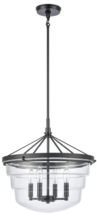 Boyer 18'' Wide 4-Light Pendant