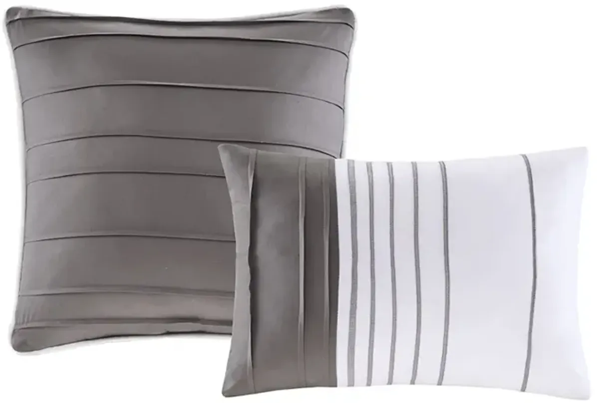 Gracie Mills Marianthi Modern Plaid Comforter Set