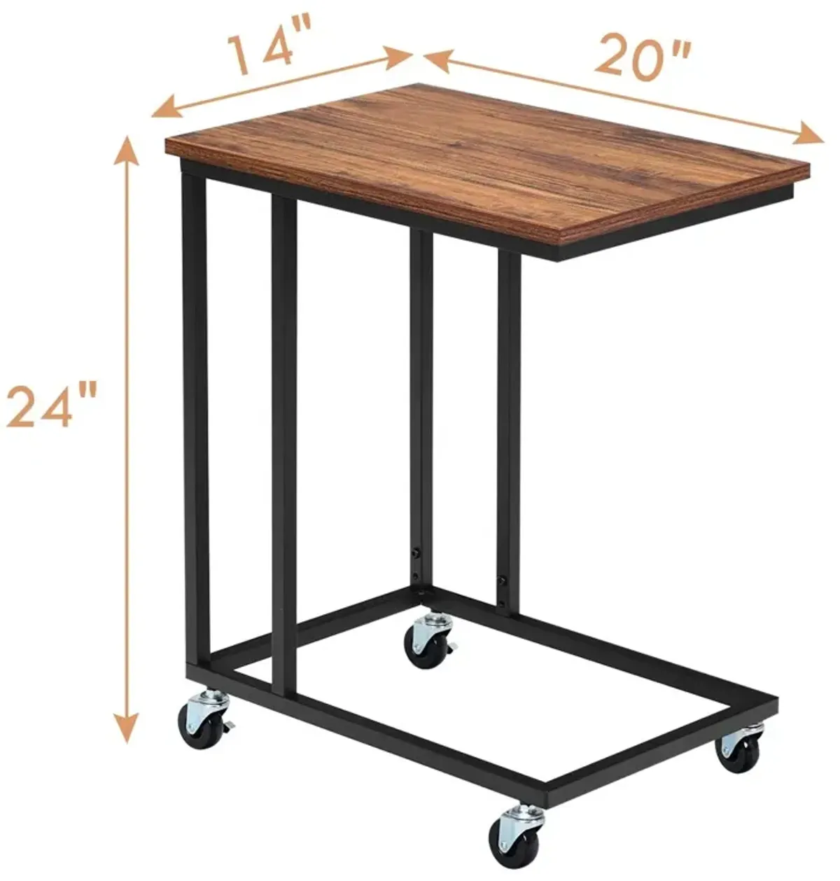 Laptop Holder Sofa Multiple Side End MobileTable