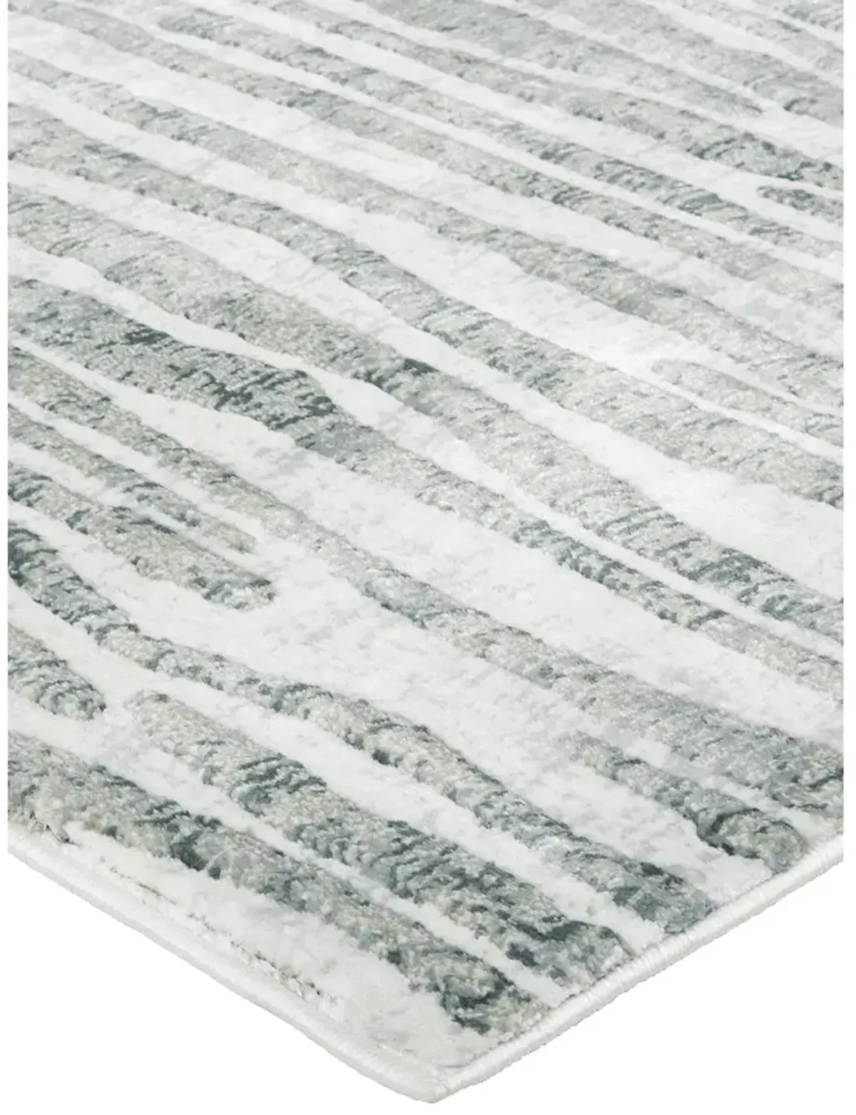 Atwell 3218F 2'8" x 10' Gray/Green/Ivory Runner