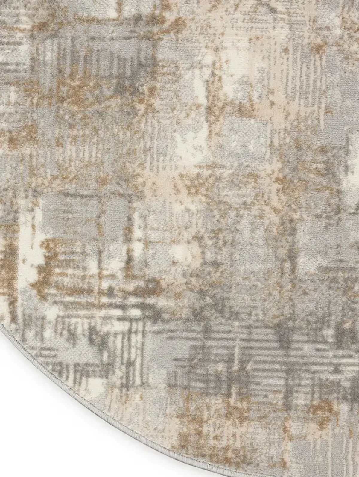 CK950 Rush CK951 Gray/Beige 8' x Round Rug