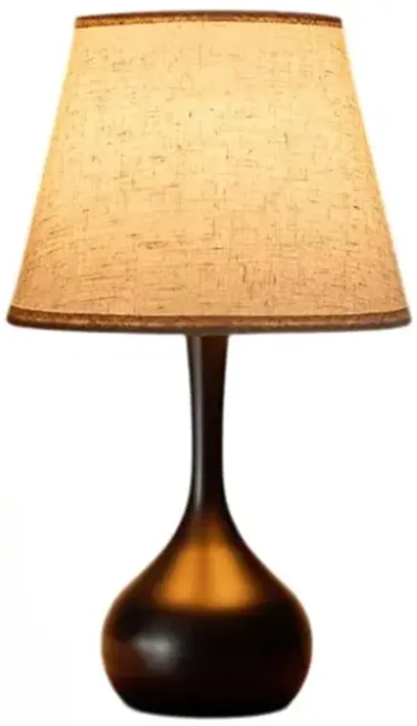 Touch Bedside Lamp – 3-Way Dimmable, Fabric Shade, USB Charging Port