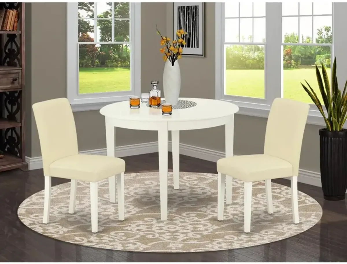 Dining Room Set Linen White