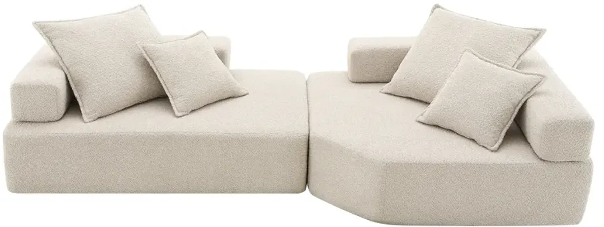 Merax Oversized Modular L Shaped Sectional Sofa