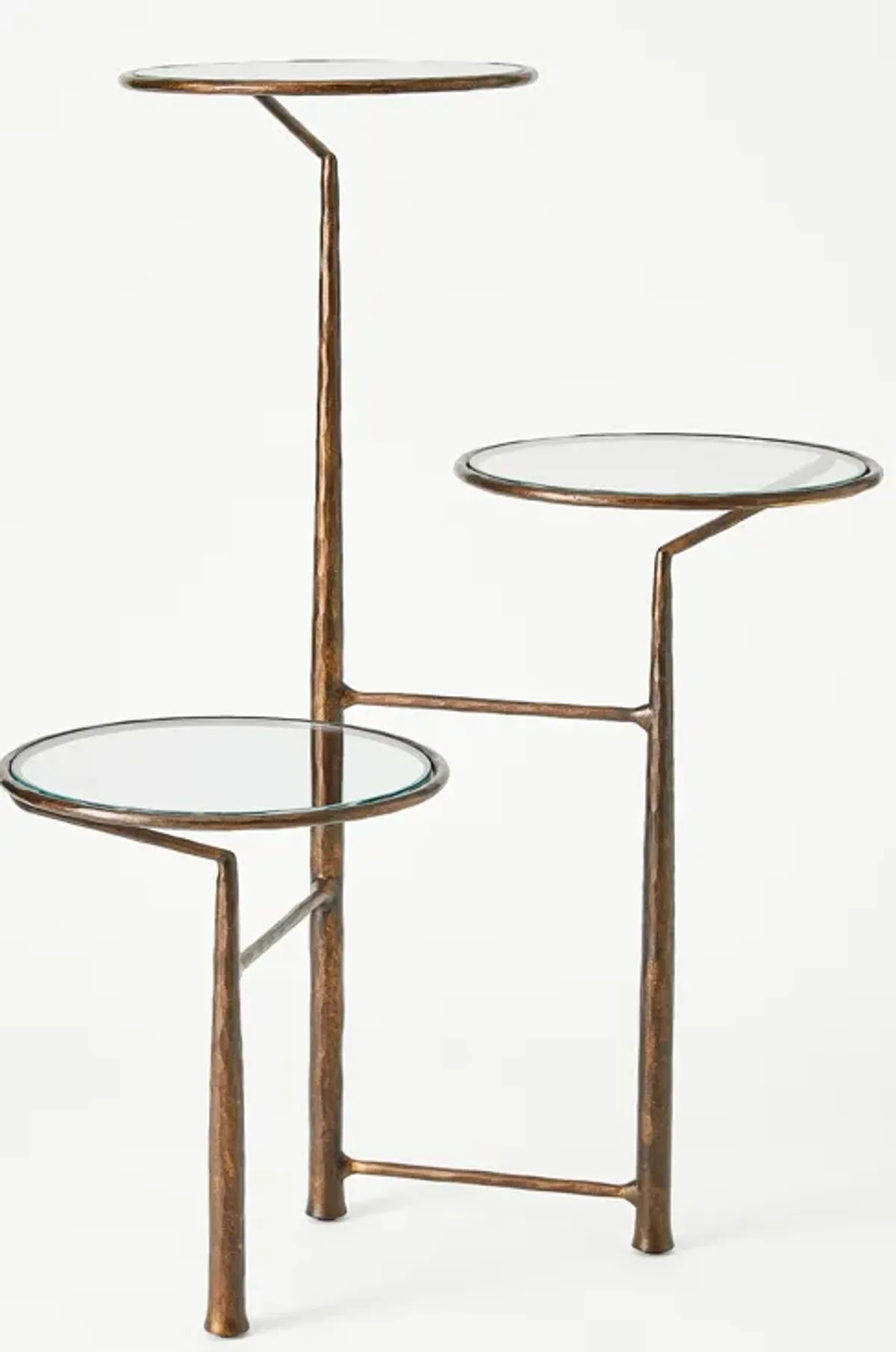 Unity Pedestal with Glass-Bronze