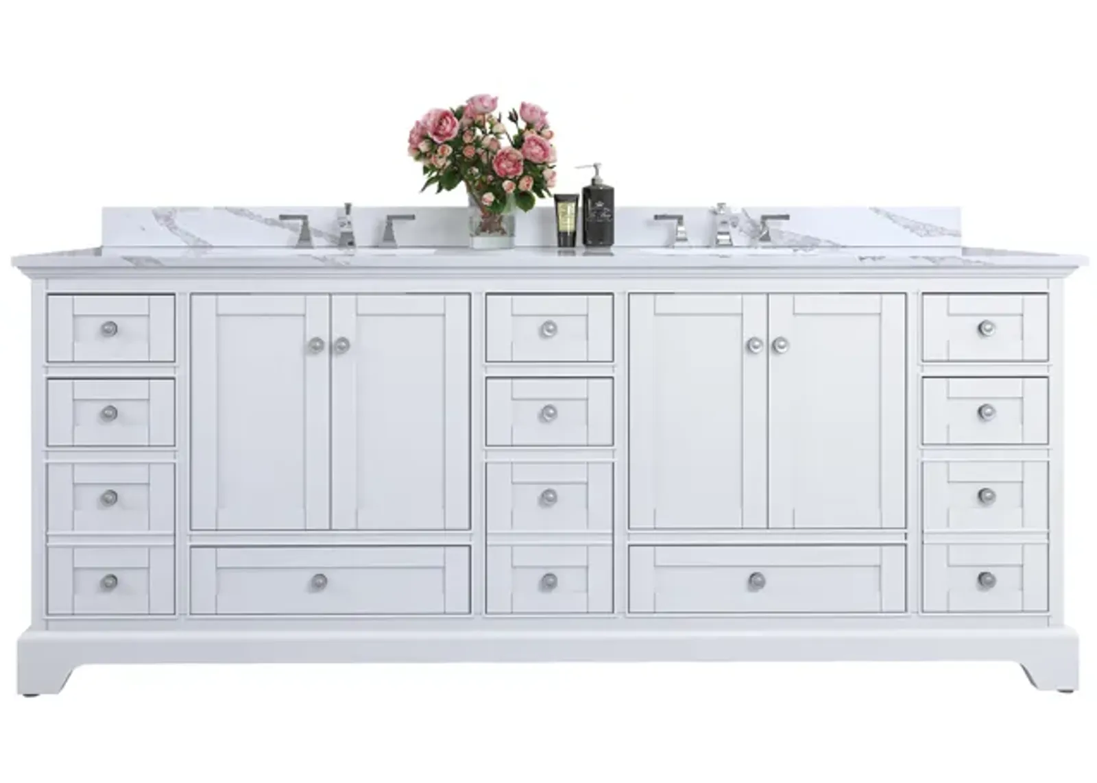 Audrey 84 in. Bath Vanity Set