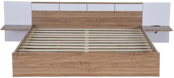 Merax Platform Bed with Headboard and Drawers