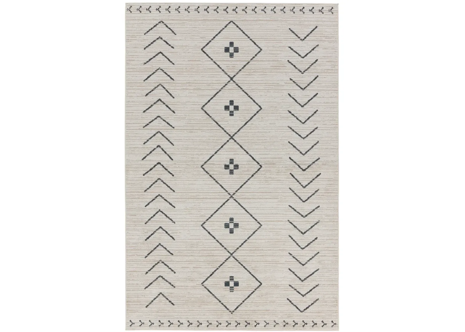 Nadine Taos White 2' x 6' Runner Rug