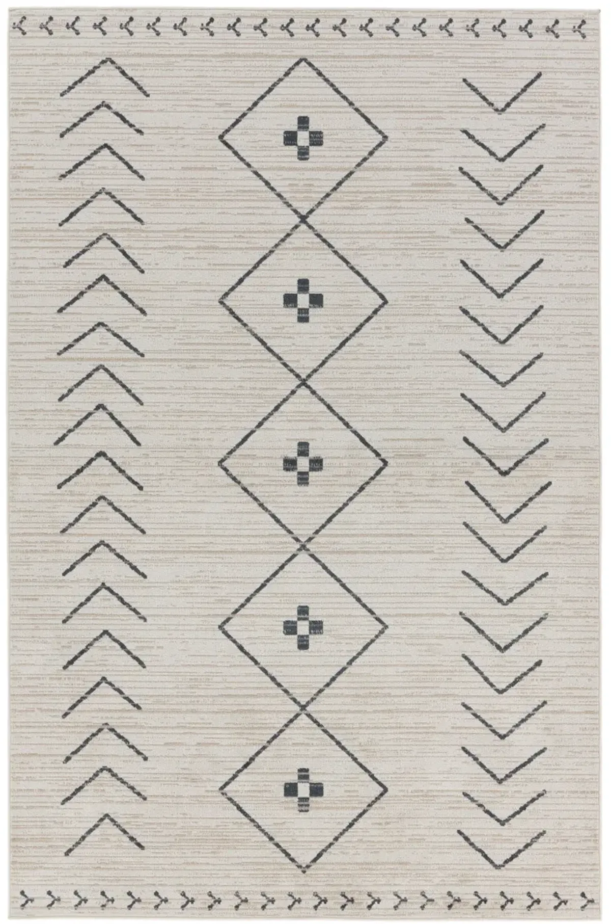 Nadine Taos White 2' x 6' Runner Rug