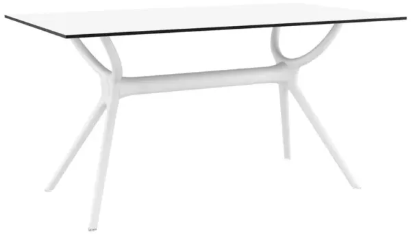 Belen Kox Rectangle Table, White, Belen Kox