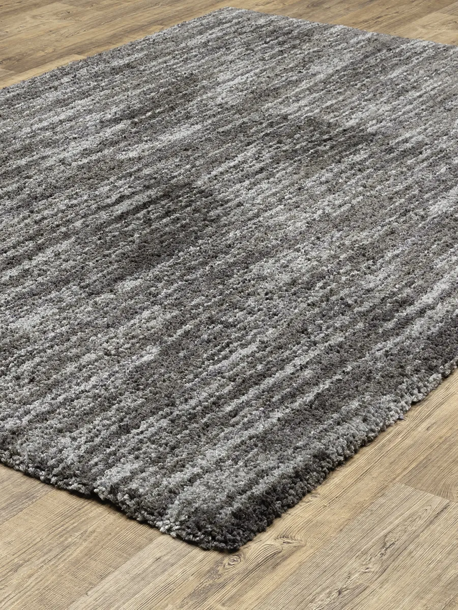 Aspen 2'3" x 7'6" Charcoal Rug